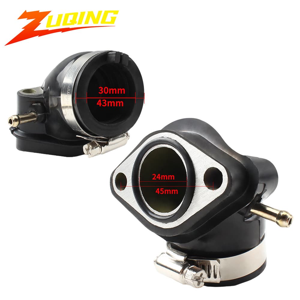 GY6 Carburetor 125cc/150cc Dirt Bike Carburetor Interface Adapter Intake Manifold Air Inlet