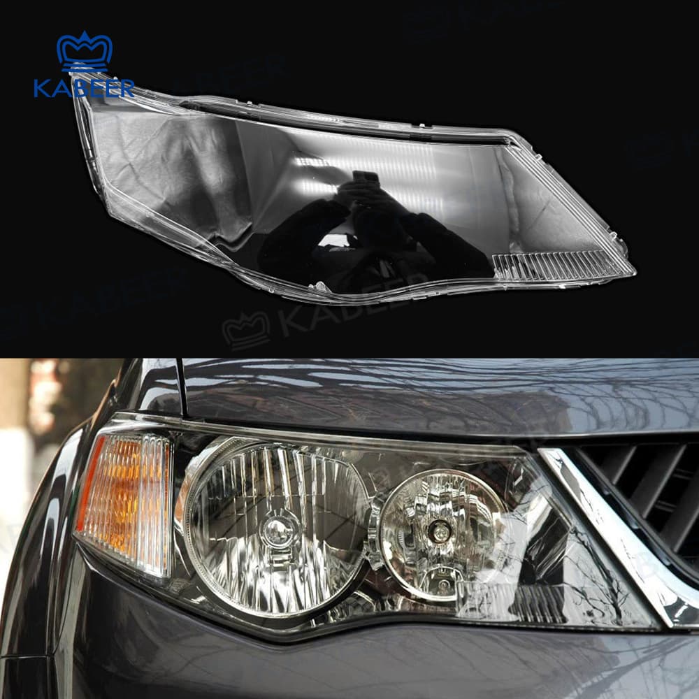 Headlight Lens for 2007-2009 Mitsubishi Outlander, Transparent