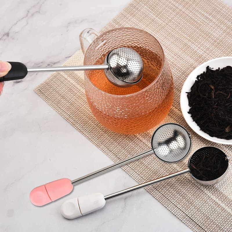 Factory Wholesale 304 Stainless Steel Rotating Tea Ball, Creative Tea Strainer, Spherical Tea Infuser