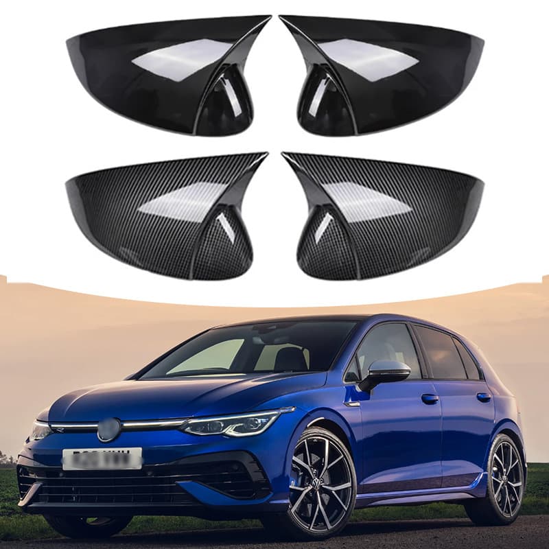 Carbon Fiber Pattern Side Mirror Cover for 2020-2025 VW Golf 8 MK8