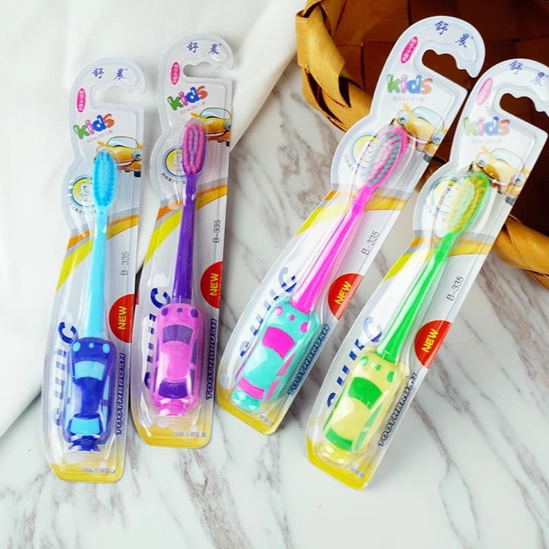 Shuchen Children's Toothbrush for Ages 3-6-12, Ultra Fine Soft Bristles, Baby Cleaning Toothbrush, Soft Bristles, Advanced Toothbrush for Home Use