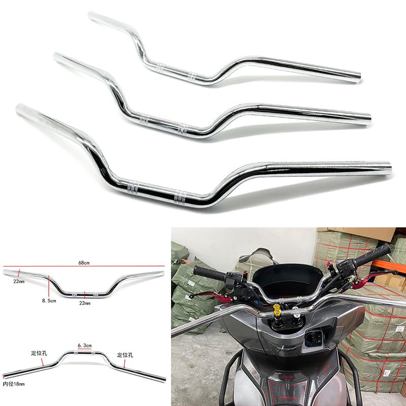 Suitable for Honda PCX150/PCX160 modified 22mm direction handlebar handlebar pipe faucet handlebar handlebar accessories