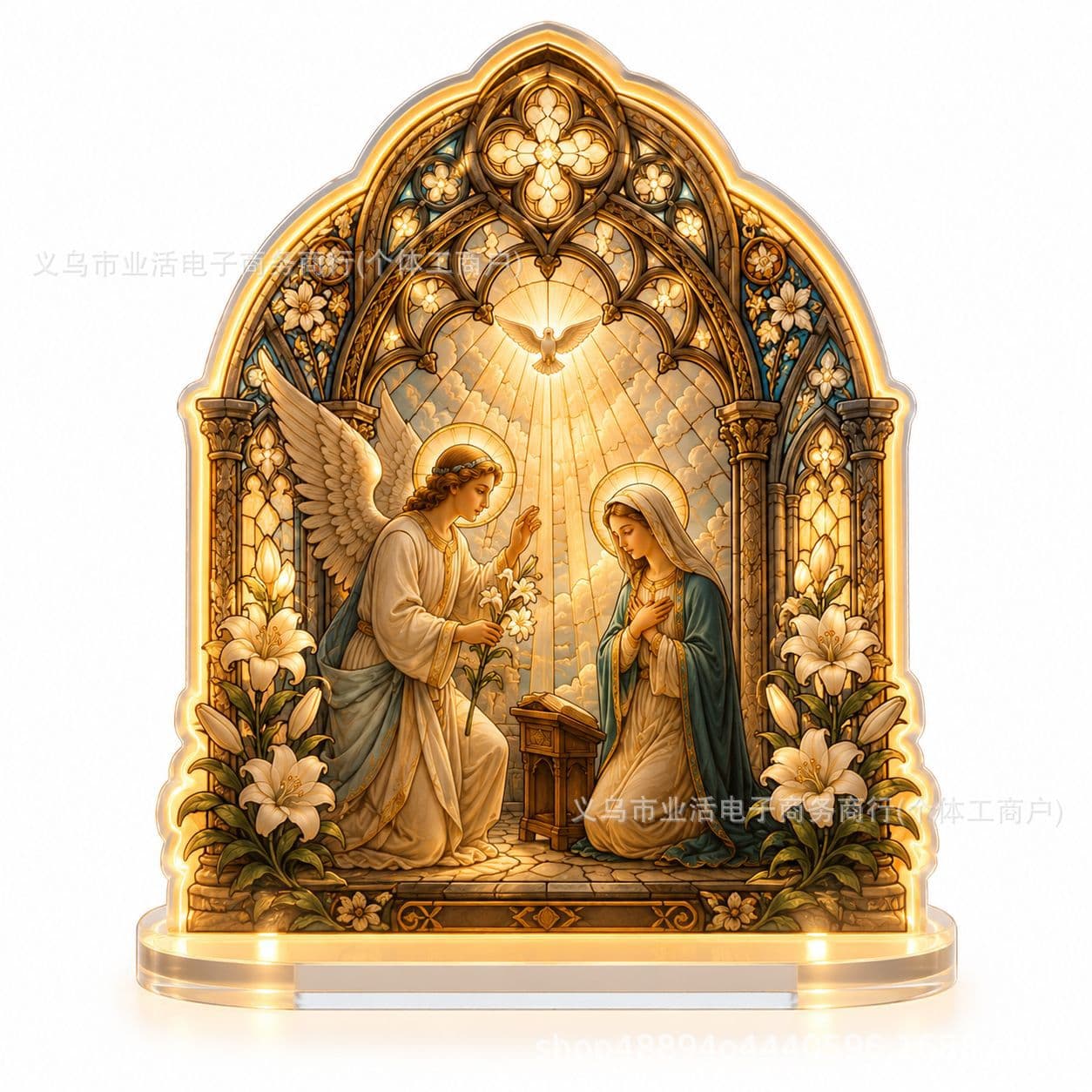 2D Thick Double-Sided Printed Christmas Nativity Scene Acrylic Hanging Ornament YS Complete Story of the Nativity