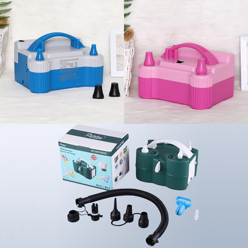 Balloon Inflator Dual Nozzle Electric Pump Balloon Air Pump HT508 Air Pump Inflator