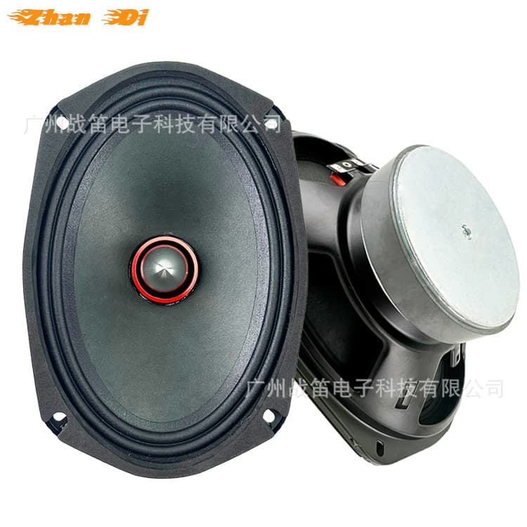 Factory Wholesale 80W 38-Core Voice Coil Bullet 6x9 Inch Car Audio Midrange Speaker