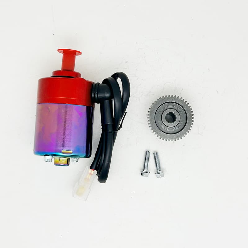 RACING motorcycle accessories are suitable for LC135-4S motorcycle modified starter starter motor.