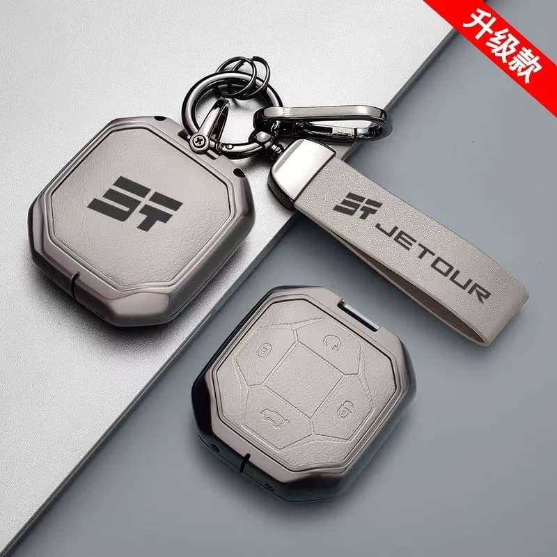 Key case for Jetour Traveler, Chery Jetour Traveler Shanhai T2 Freer key case cover with clip