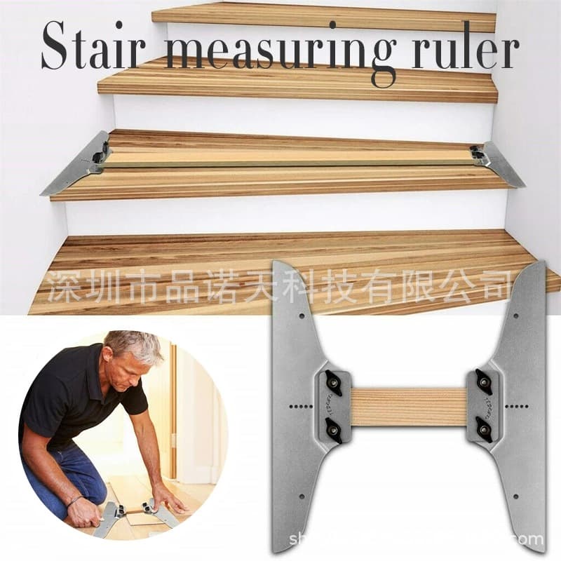 2-Piece Stair Tool Corner Stair Angle Adjustment Tool Stair Tread Gauge