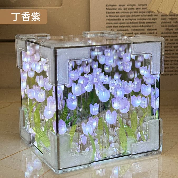 Tulip Night Light DIY Kit, High-Aesthetic Creative Birthday and Holiday Gift for Girlfriends and Best Friends