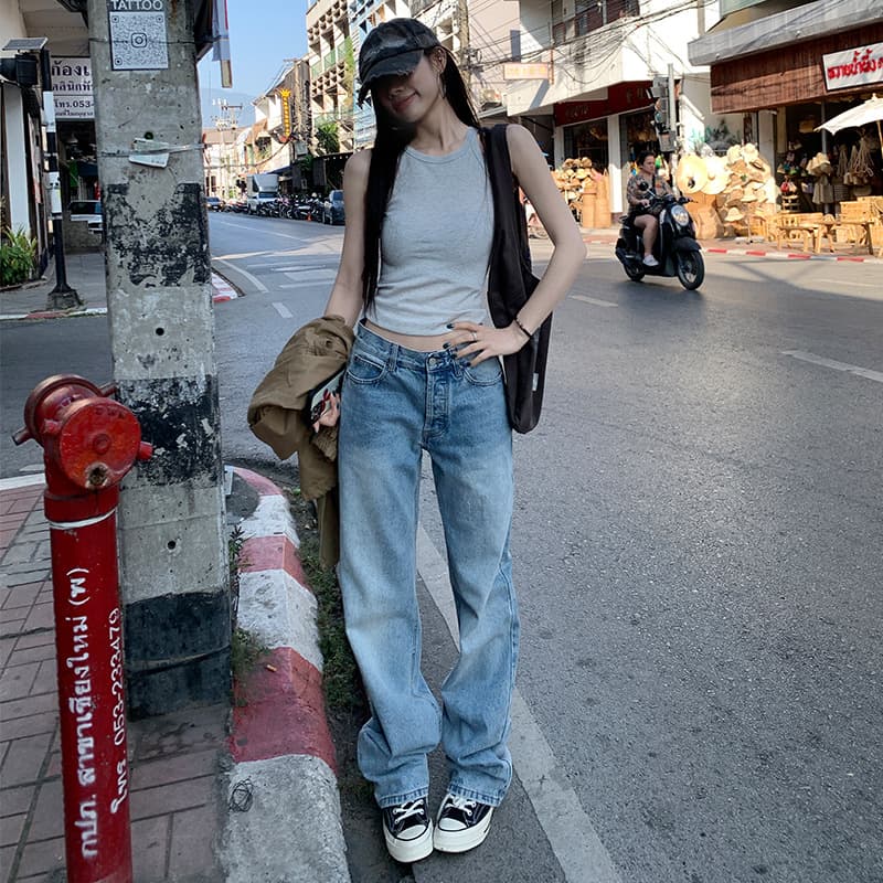 【25SS】New Arrival｜Available Year-Round｜Classic Straight Leg Returns｜Simple, Fresh, and Timeless