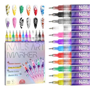 Aiye 0.5mm needle tube nail art graffiti pen DIY wearable nail painting pen hand-painted dotting liner acrylic marker pen