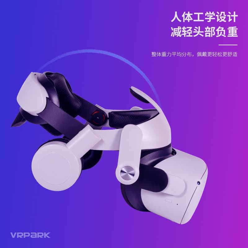 Oculus Quest 2 Replacement Head Strap, Cross-Border VR Helmet with Adjustable Headphone-Style VR Glasses Accessories Wholesale