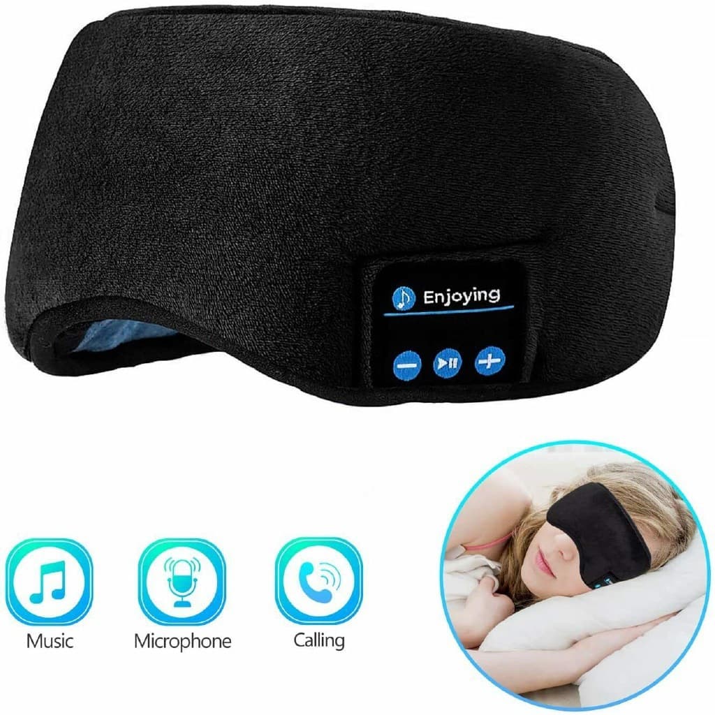 Bluetooth Music Eye Mask Wireless Smart Light-blocking Eye Mask Answer Calls Wireless Sleep Eye Mask Cross-border Exclusive Hot Item