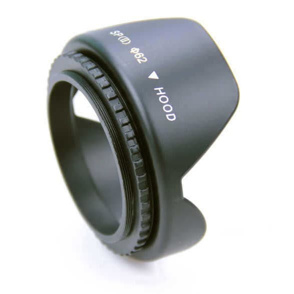 Screw-in Lotus Lens Hood 52 55 58 62 67mm Compatible with Sony Nikon Canon Fuji Universal Lens Hood