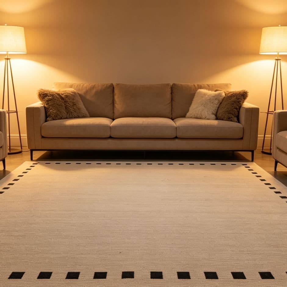 Light Luxury Minimalist Line Pattern Area Rug Thickened Living Room Carpet Coffee Table Mat Home Bedroom Decorative Rug Dropshipping Available