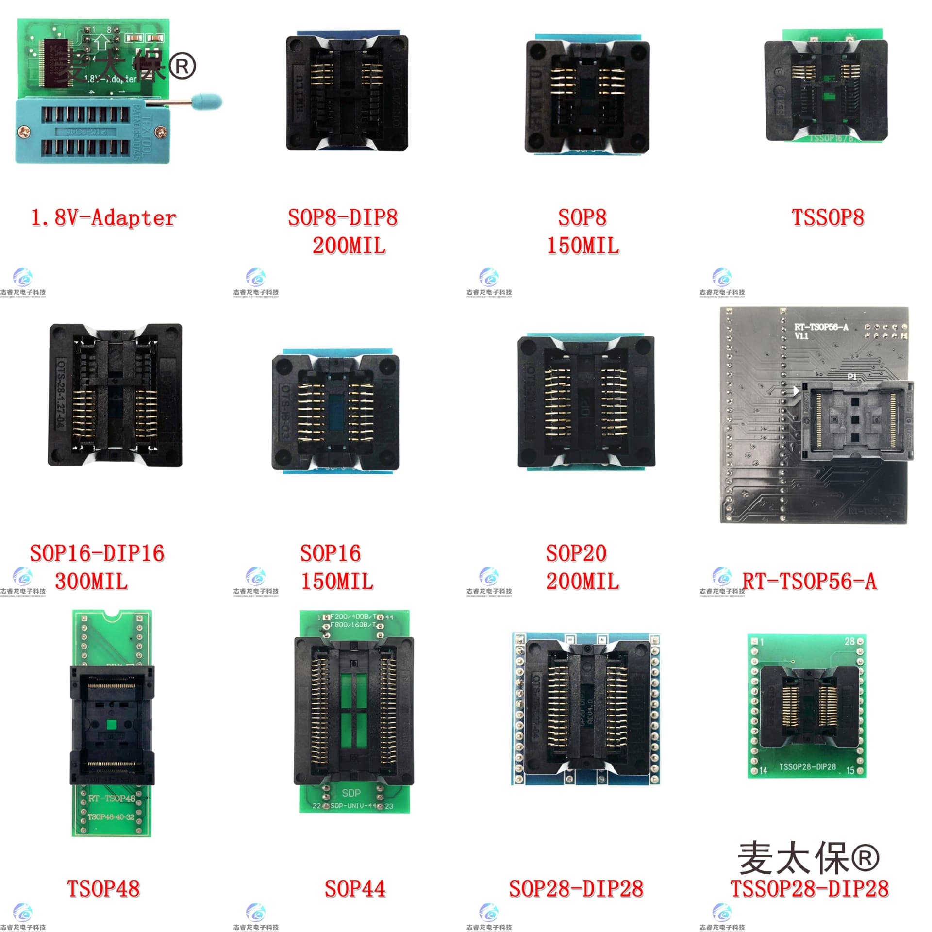 Rt809F Rt809H Burner Programmer Wide 8 16-Pin 48-Pin Bounce Seat Read and Write Seat Metabo