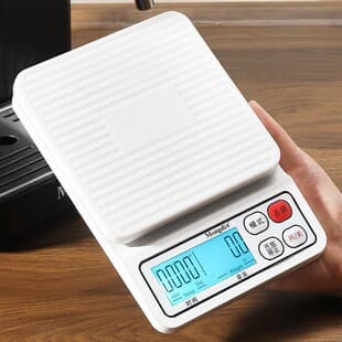 Electronic Scale Coffee Pricing Scale Kitchen Anti-Slip Anti-Scald Italian Electronic Scale Kitchen Baking Weighing Tool Gram Weight