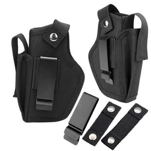 Left-Right Interchangeable Holster Outdoor CS Field Multi-Function Waist Attachment Pouch IWB Metal Clip Scissors Tactical Waist Bag