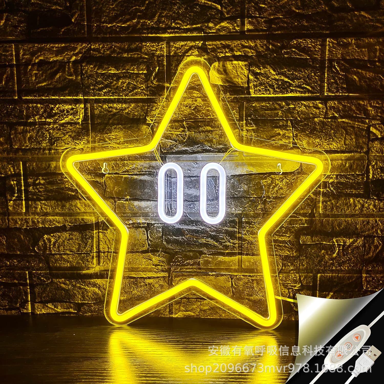 Cross-border Amazon Bestseller Wrestling LED Neon Sign Glowing Letter Logo Shaped Flexible Alphabet