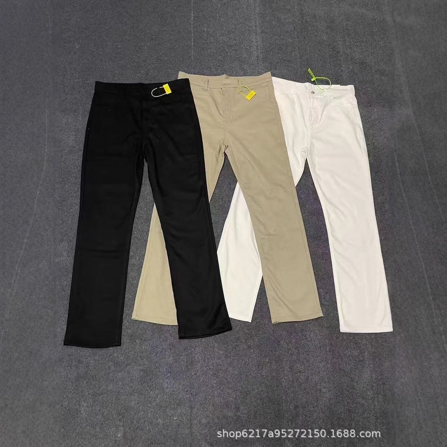 Cross-border Supply Cleanfit Margiela Suit Pants Niche Solid Color Straight Leg Slim Flared Vibe High Street Style Trousers