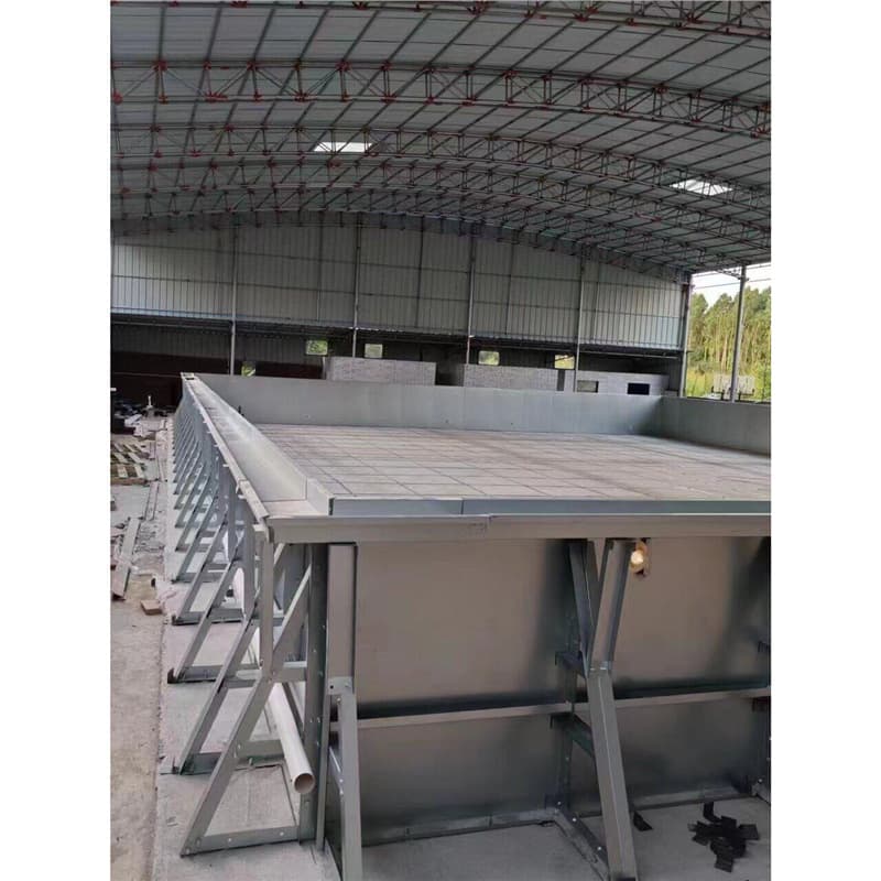 Assembled Swimming Pool Steel Structure Rubber Membrane Overflow Channel Hot-Dip Galvanized Assembled Hot-Dip Galvanized Swimming Pool Steel Structure