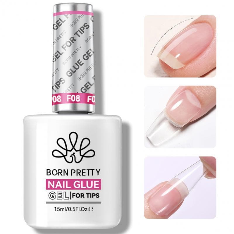 BORN PRETTY Nail Art Basic Functional Glue Base Glue Seal Strong Patch Glue Multifunctional Nail Art Phototherapy Glue