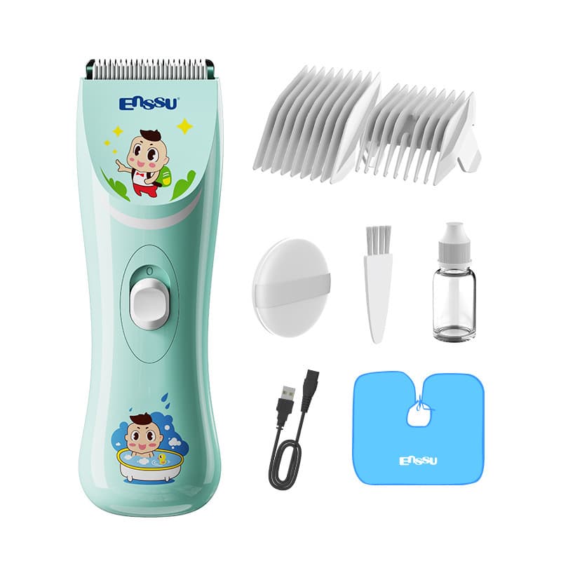 Cross-border Baby Hair Clipper, Specialized Ultra-Quiet Waterproof Electric Trimmer for Children