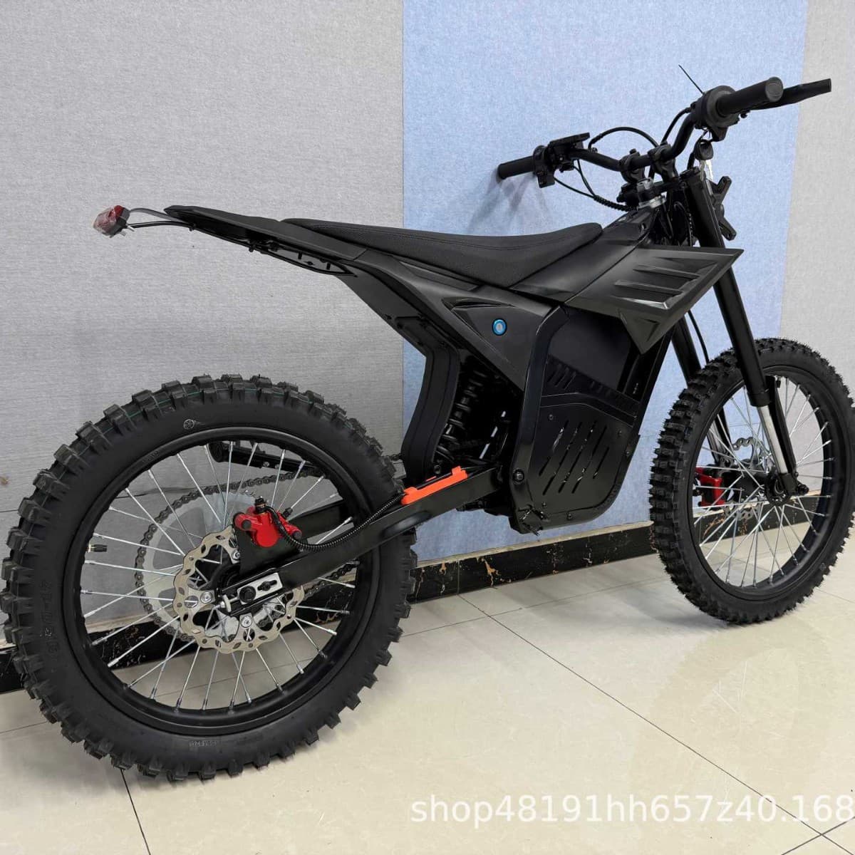 Adult Electric Dirt Bike 19-inch, Chain Drive, IPX6, Variable Speed with Visible Gear Adjustment
