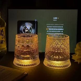 Luxury High-End Whiskey Glass, Creative Swivel Cup, Spirit Glass, Crystal Glass, Home Rotating Beer Cup