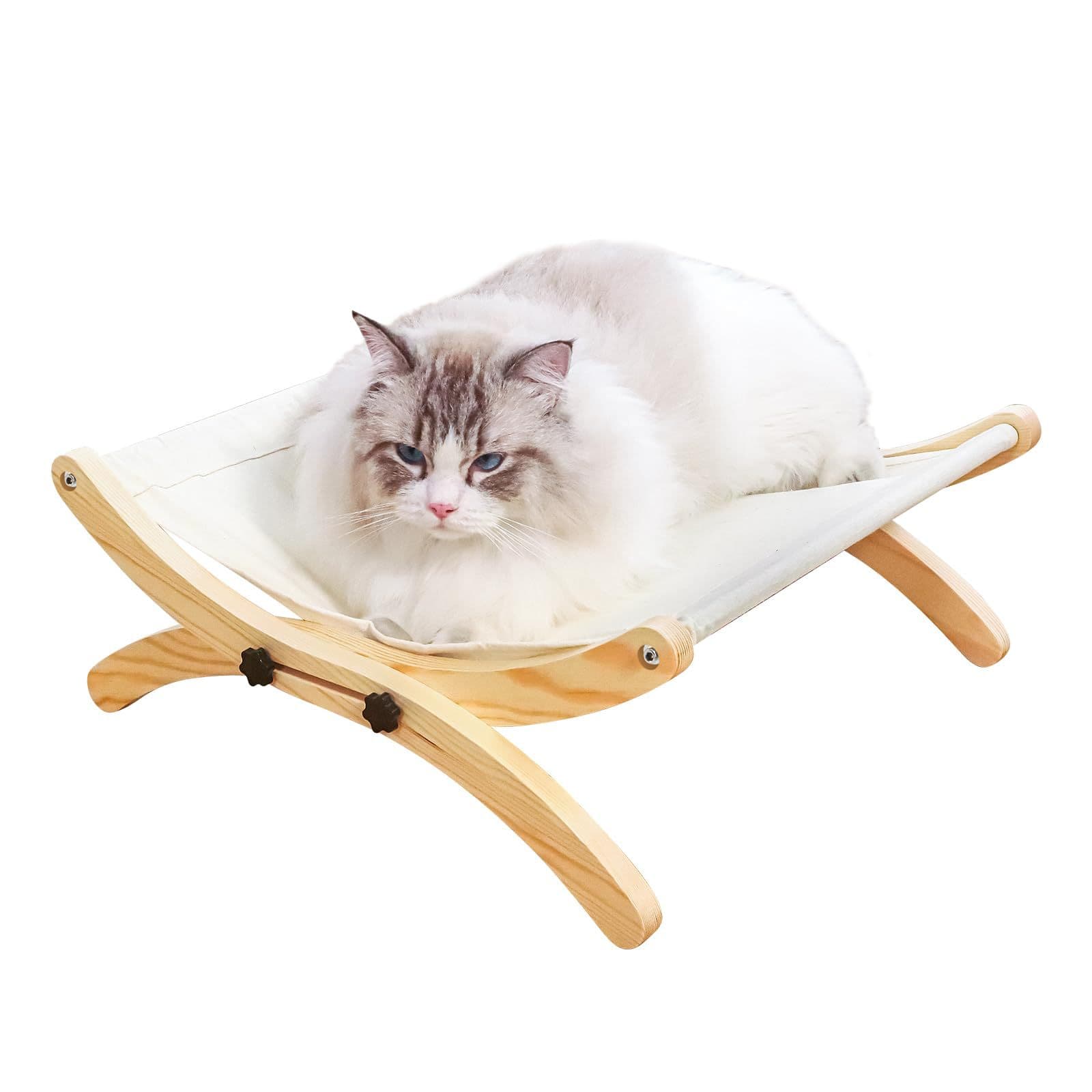 Cat Recliner Cradle Cat Hammock Four Seasons Universal Cat Nest Solid Wood Toy Cat Climbing Frame Cat Scratch Board Camp Bed Cross-Border
