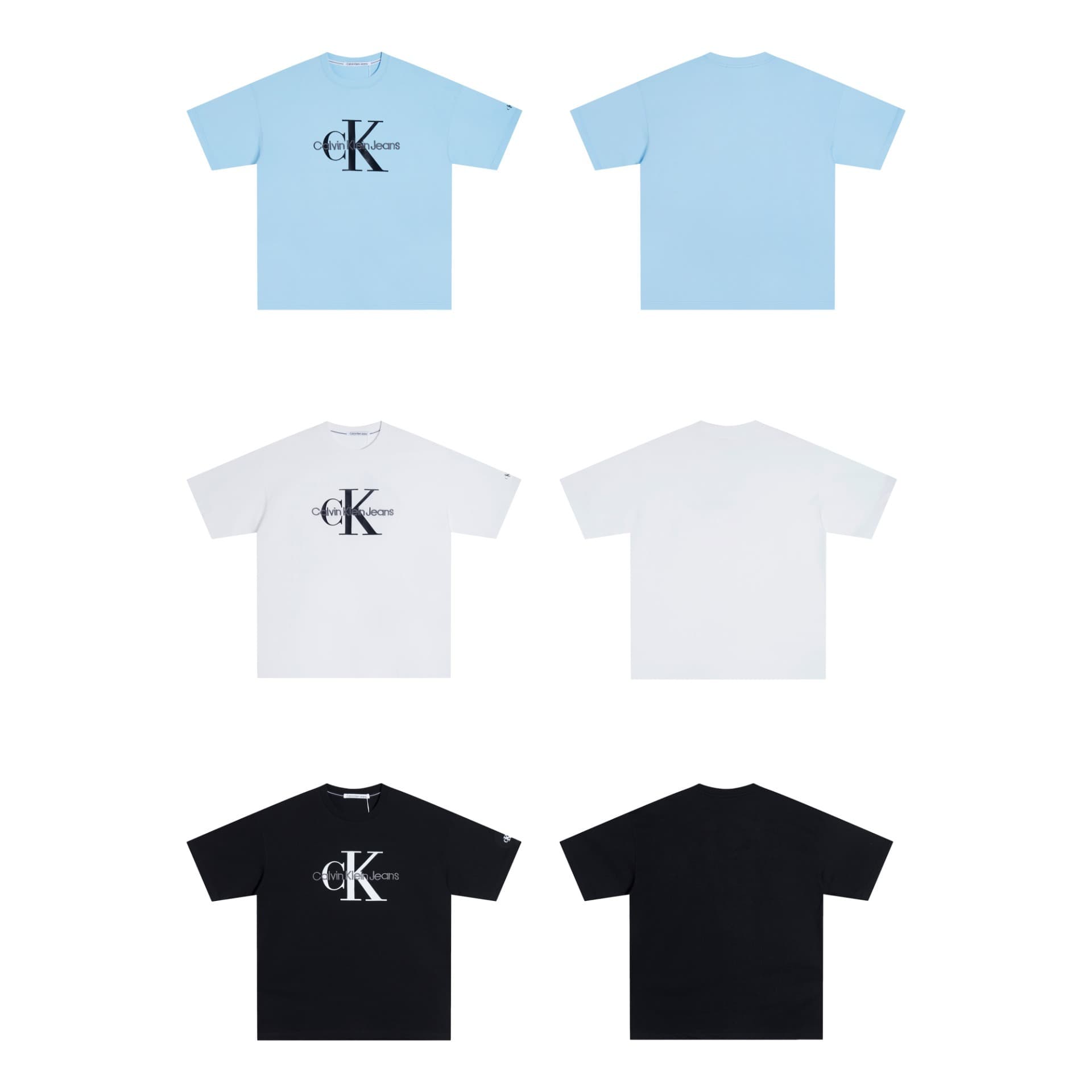 Cross-border C Home 2026 New Classic Summer New Trendy Brand Embroidery Printing Embossed Big Logo Couple Same Style T
