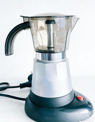 Electric moka pot home coffee machine Italian aluminum electric moka pot automatic power off coffee maker