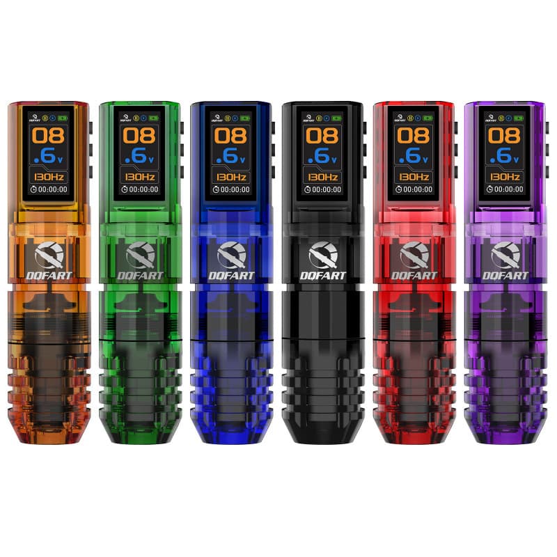 DQFART Cross-Border New Wireless Tattoo Pen Beginner Tattoo Machine with Charging and 1.47-Inch Display