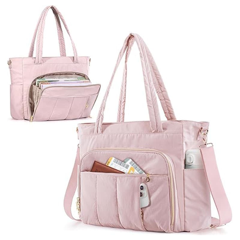 2026 Cross-border Portable Tote Bag Large Capacity Shoulder Crossbody Bag Trendy Women's Nylon Handbag Teacher's Handbag