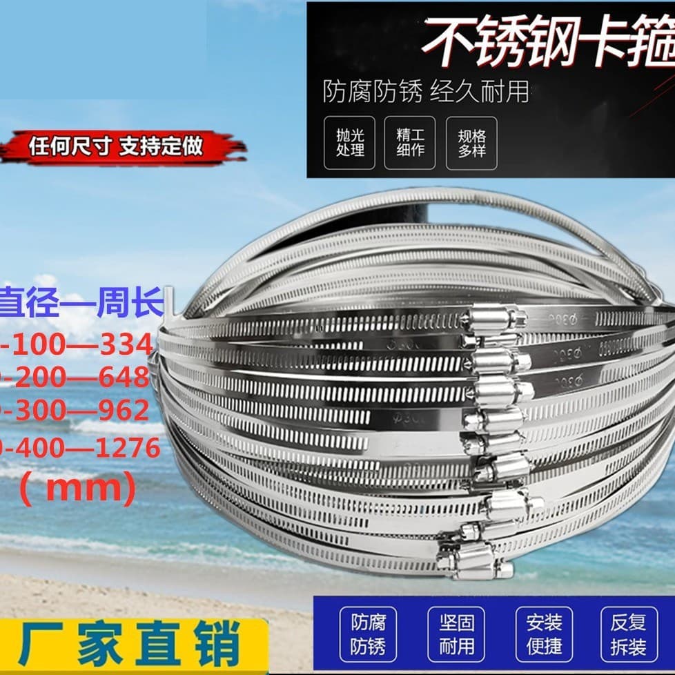 Stainless Steel Clamp Ring for Weatherproof Monitoring Box and Power Distribution Panel on Utility Poles