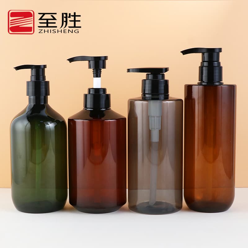 Spot 300ml shampoo bottle pet plastic high-end shampoo bottle high-end