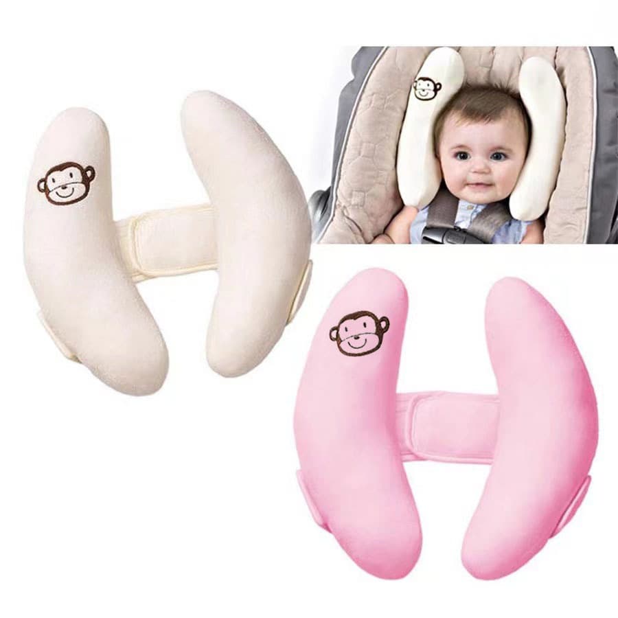 Adjustable baby car seat headrest/cervical spine protection head pillow/stroller pillow