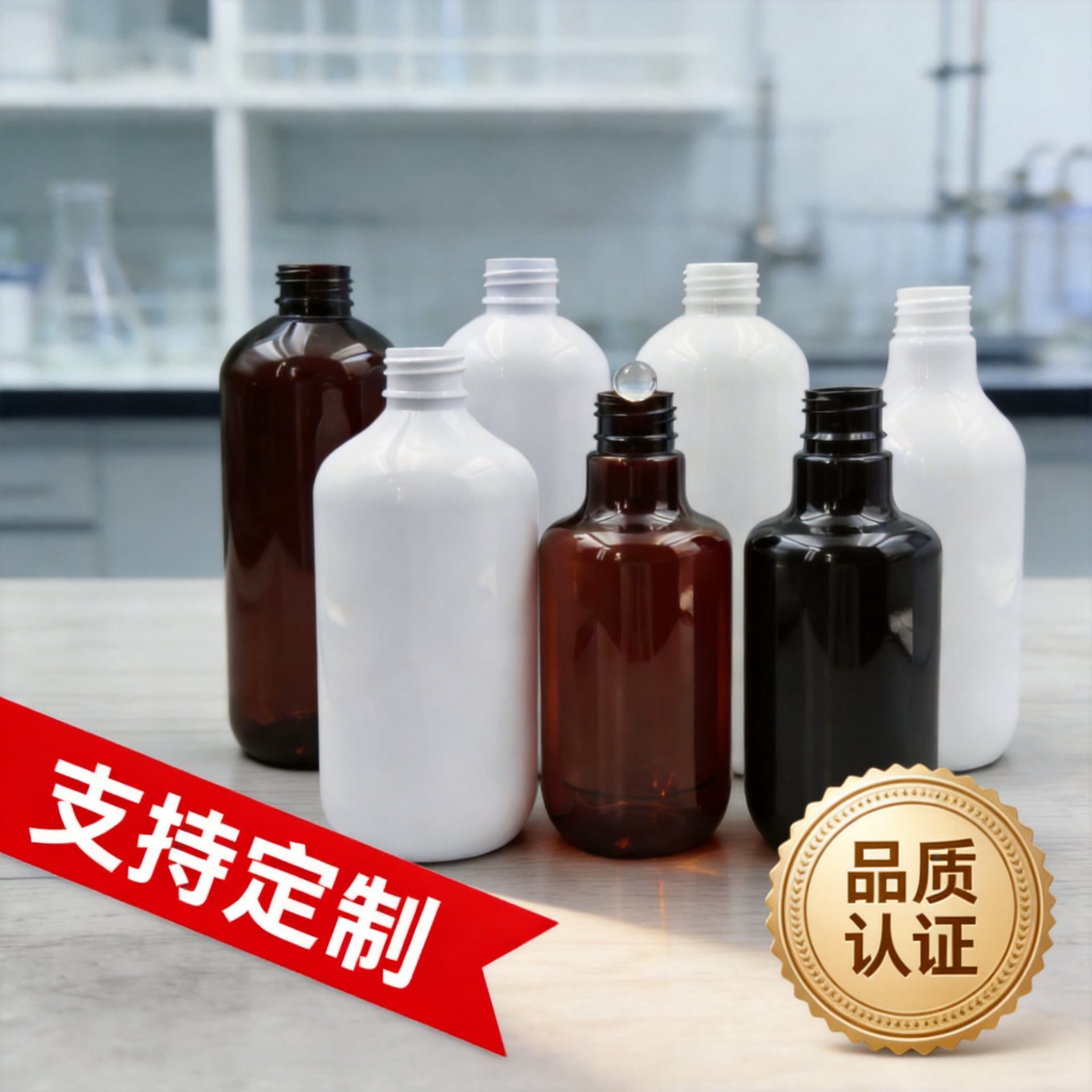 In Stock Factory Wholesale 300ML/500ML PET Plastic Bottles Daily Chemical Care Spray Bottles Cleaning Liquid Bottles