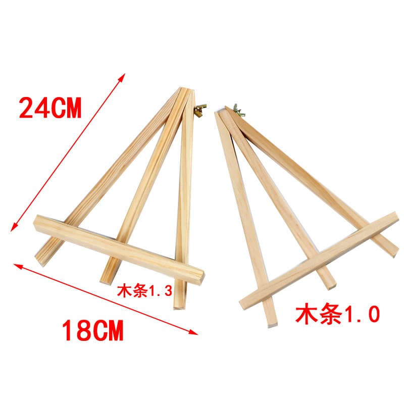 Factory wholesale 18*24 wooden tripod easel mini easel wooden tripod oil painting display stand