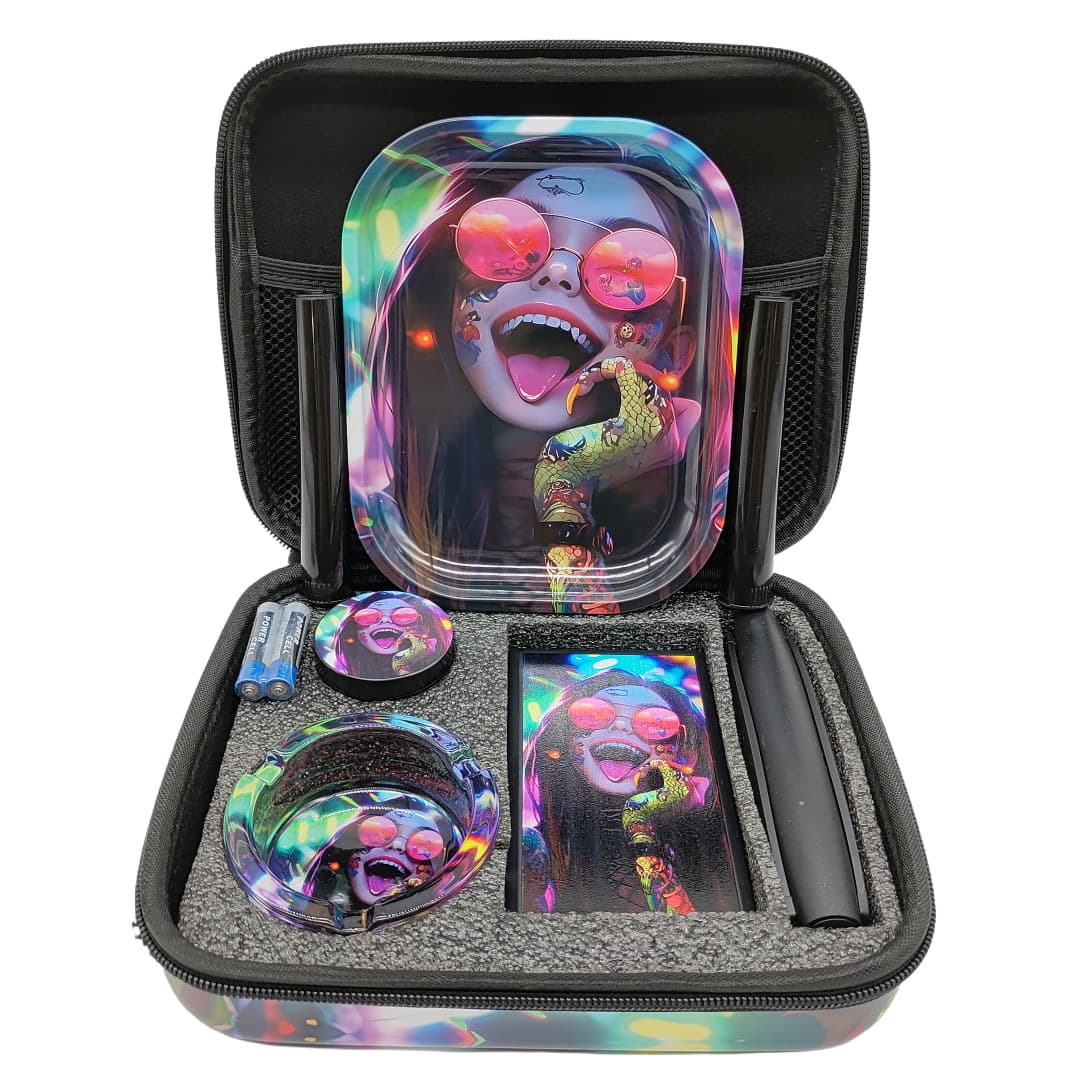 Cross-border Hot-Selling 6-Piece Ashtray Electronic Scale Set, Wholesale Smoking Set