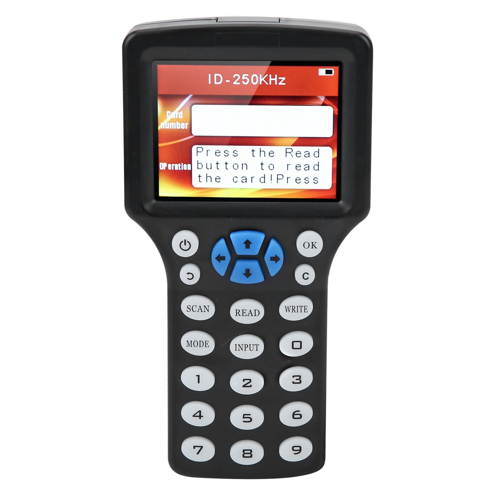Cross-Border 10 Frequency English Rfid/Nfc Access Control Card Reader and Writer Ic13.56Mhz Copy Decryption Id125Khz