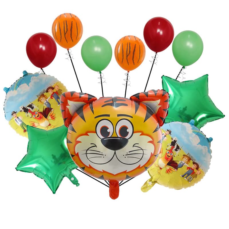 Birthday Balloon Arch Forest Animal Theme Kids Birthday Party Decoration Balloon Kit Baby Shower Party Supplies
