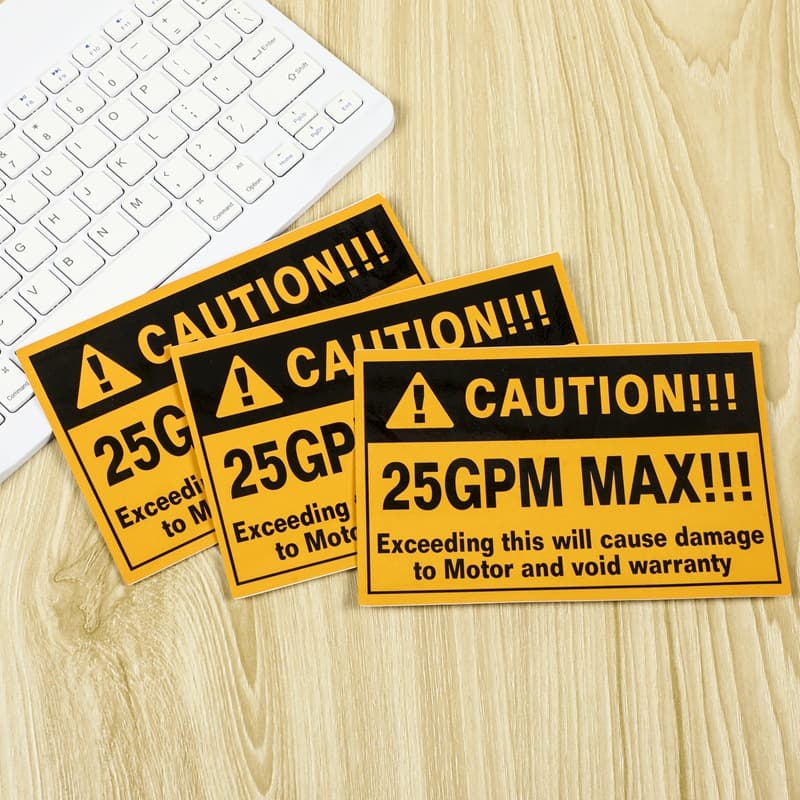 Cross-Border Supply of English Letter Adhesive Warning Stickers, Tactical Patches, Backpack Stickers, Reflective Warning Signs, Custom-Made