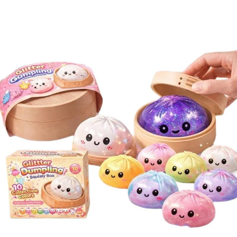 Glitter Dumpling Squishy Glitter Dumpling Soft Toy