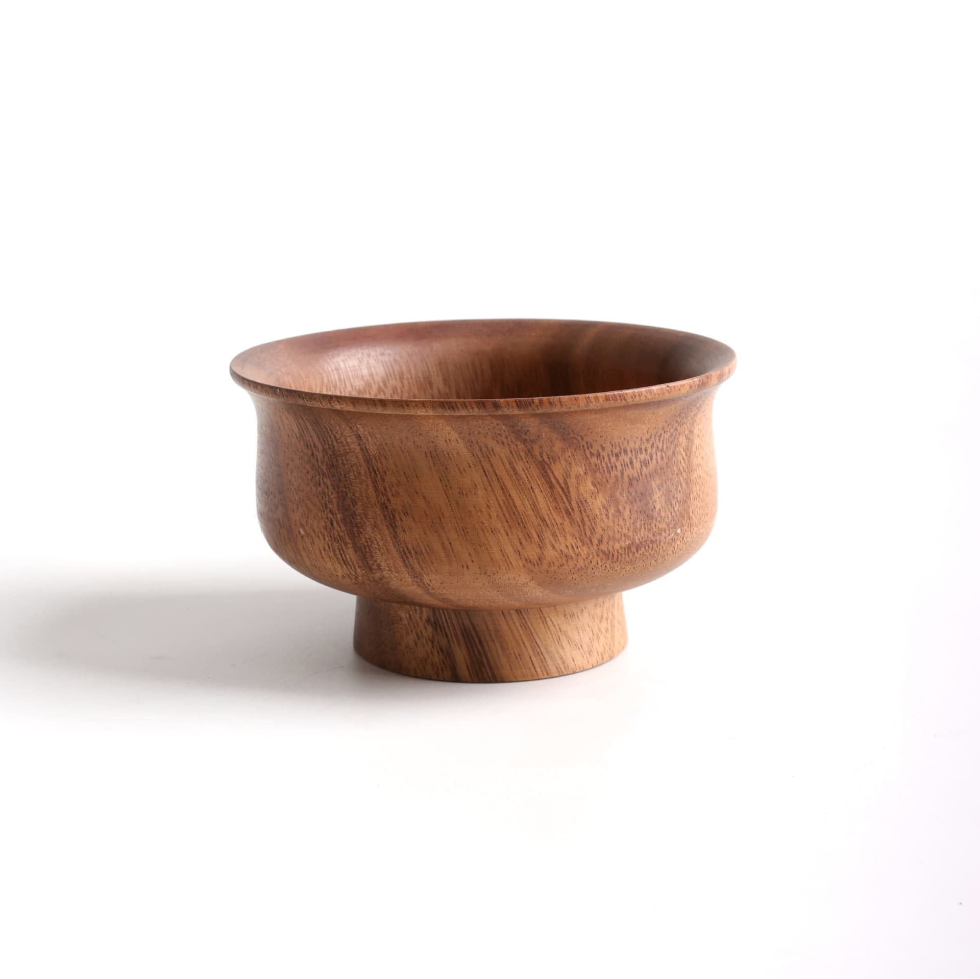 He Shi Home Acacia Wood Bowl, High Appearance Rolled Rim Bowl, Noodle Bowl, Rice Bowl, Instant Noodle Bowl, Large Bowl, Yogurt Bowl, Household Japanese Style