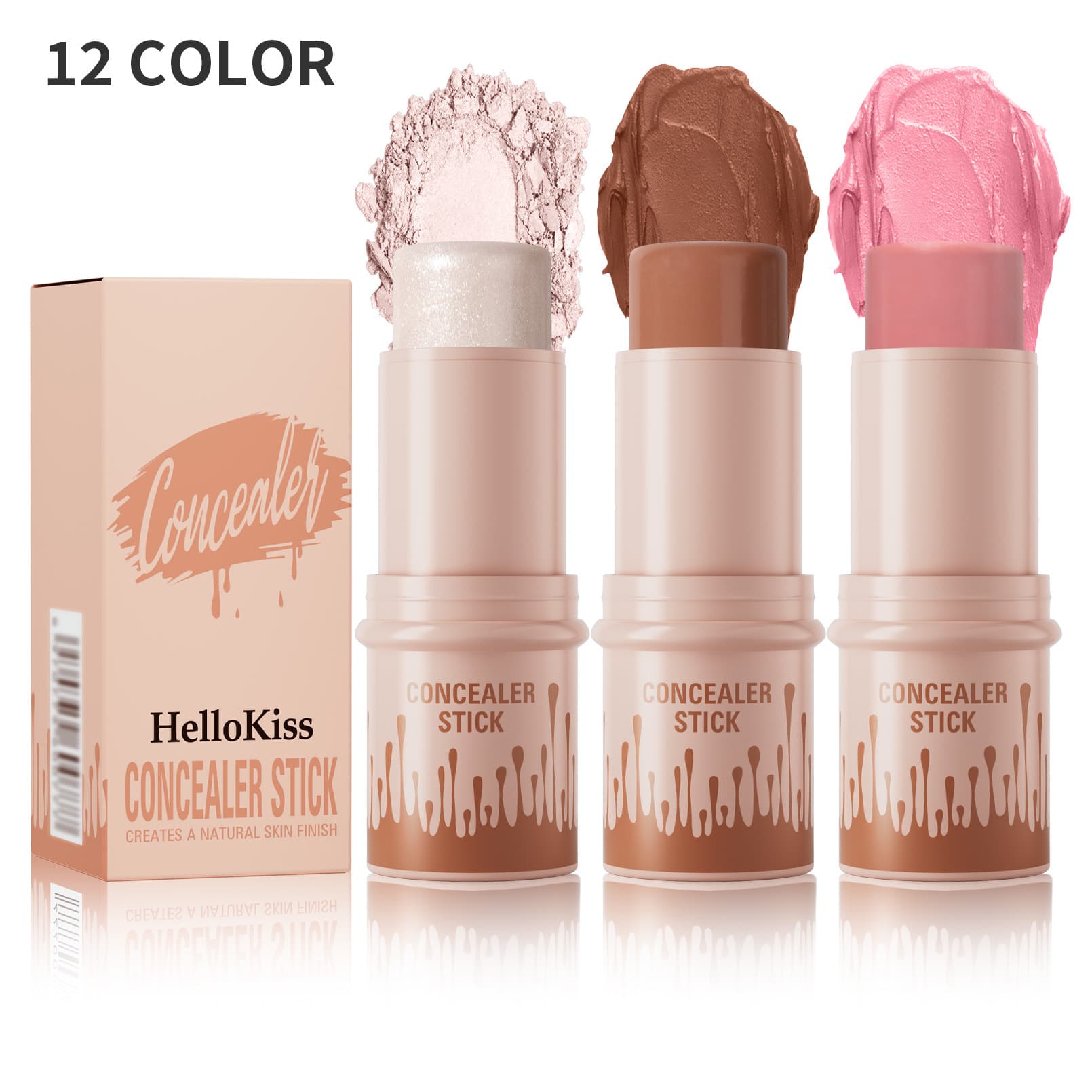 Hellokiss Highlight & Contour Stick - Multi-Function Face Contour, Blush, and Highlight Stick, TK Hot Seller