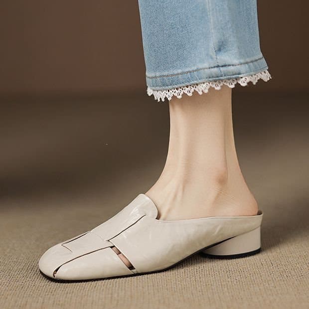 Fashionable Open-Toe Mule Sandals for Women 2025 New Summer Casual Slippers, Comfortable and Non-Fatiguing