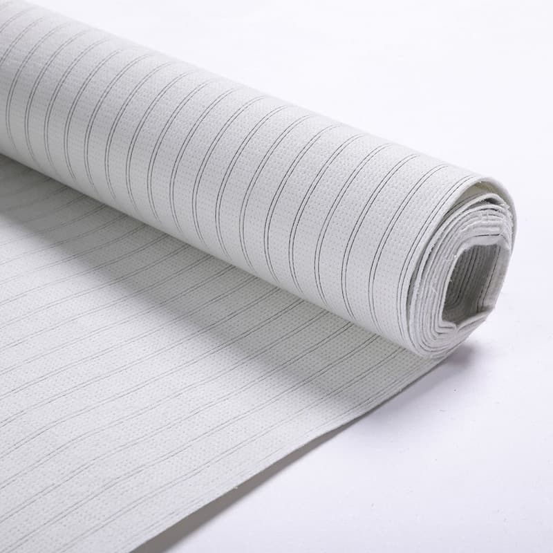 Source Factory Shoe Laminated Midsole Anti-Slip Material Composite Black and White Thread Lixin Fabric Double-Sided Knitted Non-Woven