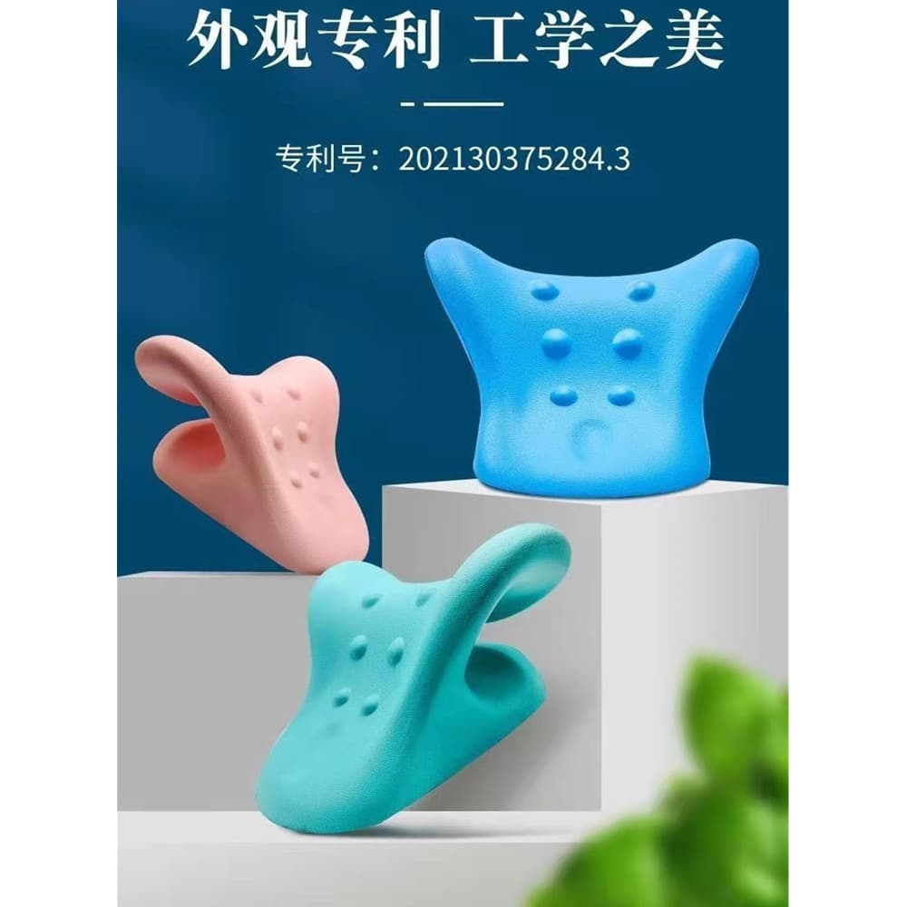 Functional Pillow For Neck Pain Relief Support - Memory Foam Material - Cervical Traction Design Home Decorative Pillow