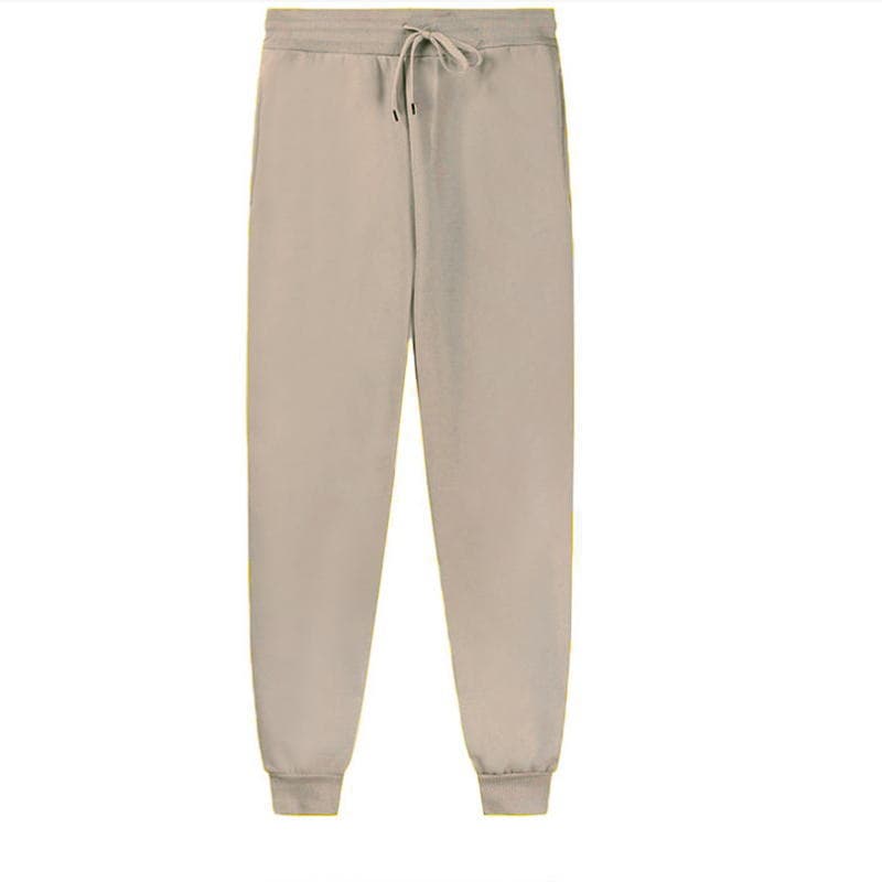 Wholesale Solid Color Casual Sweatpants for Men and Women, 16 Colors, Autumn/Winter Long Pants, Black